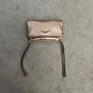 Zadig & Voltaire Rock Nano Crush Metal Clutch - Cuivre (Rose Gold)